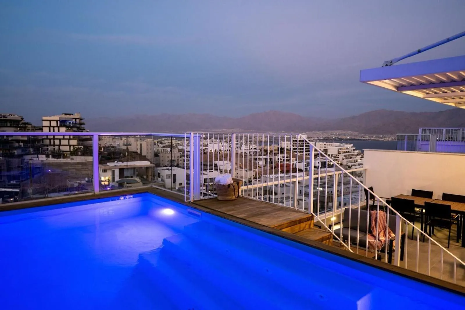 Mountain And Sea View - Penthouse With Private Pool Apartment Eilat